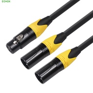 ECHOX 3 Pin XLR Female Cord 3FT 100CM Durable Balanced Mic Cable Instruments Microphones Cables Audi