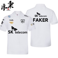 Áo Thun Cổ Polo Tay Ngắn T1 SKT LCK S13 Global Finals Teamwear Cotton 100% Standard Fit Trendy Youth