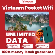Yoowifi Pocket Wifi Vietnam 10GB Unlimited data Yoowifi Pocket Wifi hotspot Rental Travel Wifi Mobil
