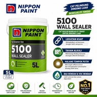 Nippon Paint 5100 Wall Sealer 5L | Cat Sealer Dinding Luar | Exterior Wall Sealer