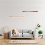 Simple Nordic Minimalist Solid Wood Wall Lamp Living Room Bedroom Bedside Background Wall Lamp Long 