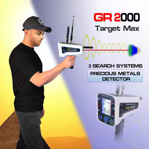GR2000 Remote metal detector Gold jewelry gemstone jade detector detector de metales profesional