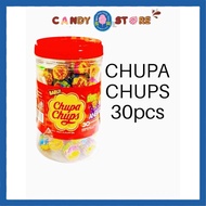 Chupa Chups Lollipop (30pcs X 9g) Chupa Chups Jar Aneka Rasa