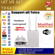 【Modified】4g lte wifi router IP66 waterproof outdoor 4g cpe external dual antenna wireless cpe router with sim modem