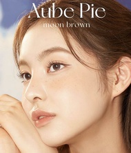[ LOVE MYSHOP ] คอนแทคเลนส์ Chuu lens รุ่น Aube Pie 1 Day สี Moon Brown  คอนแทคเลนส์เกาหลี1Day แบบรา