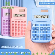 HUAYUEJI Mini Pocket Calculator, Silent 8-Digit Scientific Calculator, High Quality Large LCD Displa