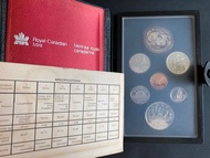 1981年加拿大精裝銀幣盒裝