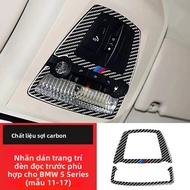 BMW 5 Series 528 525li F10 Sợi Carbon Mái Đèn Đọc Sách Khung Trang Trí Sửa Đổi Một Phần Phụ Kiện Nội
