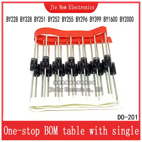 20PCS BY251 BY252 BY253 BY254 BY255 BY296 BY297 BY298 BY299 BY399 BY1600 BY1800 BY2000 BY228 BY328 D