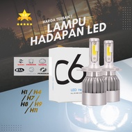 [HARGA TERBAIK] Lampu Hadapan LED C6 H7 Kereta Mentol LED (1 Set 2 Biji)