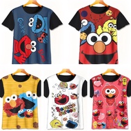 Cool Elmo 3D T-Shirt | Elmo Cartoon T-Shirt | Elmo Clothes for Children Aged 1-12 Years