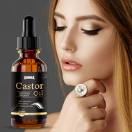 RUOALL 100% Organic Castor Oil, For Hair Eyelashes And Eyebrows, Castor Oil Cold Pressed Unrefined, Hair For Dry Hair, Skin &amp; Nails