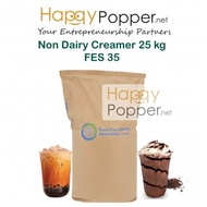 Happypopper Non Dairy Creamer 25kg 1kg Serbuk Krimer Creamer FES 35 Milk Powder Bubble Boba Milk Tea