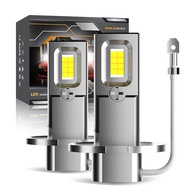 EKLEVA ไฟ H1ไฟหน้ารถ LED 2ชิ้นH8 H9 H11 Lampu Depan Motor รถยนต์หลอดไฟรถยนต์ไฮไลต์รถยนต์120000LM 120