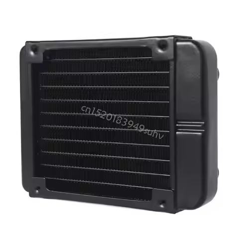 G1/4 Thread 120mm PC Water Heat Exchanger Computer Aluminum Heat Radiator Heat Sink for Computer Wat