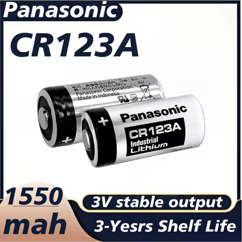 2PCS-10PCS Original Panasonic 123 Lithium 3V Arlo Camera Battery CR123A CR17345 DL123A EL123A 123A