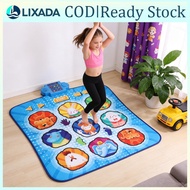 LIXADA Dance Mat Toy 9 Key Wireless Dance Pad Anti Slip Interactive Music Game Dance Toy Battery Pow