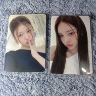 OFFICIAL IZNA APPLEMUSIC SHOWCASE PHOTOCARDS (JEEMIN AND JIYOON)