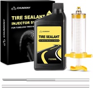 Tubeless Tire Sealant 500ML Injectable MTB Tire Sealant Seals Air Holes Up to 6.5 mm Suitable for Mo