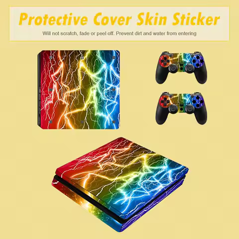 Stickers for PS4 Sony Playstation 4 Slim Console 2 Controller Decal Accessories