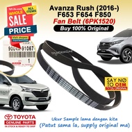 Avanza 1.3/1.5 (2015-) Rush 1.5 (2019-) Fan Belt (Original) 6PK1520 F653 F654 F850 9004A-91067 6PK15