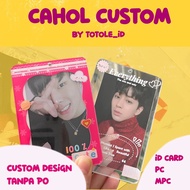 in stock Custom Pc photocard holder / acrylic photocard keychain / custom acrylic photocard holder