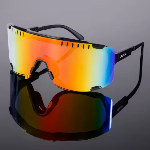 SCVCN Cycling Glasses Men Photochromic Sunglasses for Glasses Mountain Bike Road Bicycle Eyewear Cyc