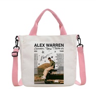 Alex Warren tote bag shopper shopping canvas  torba na zakupy bolsas de tela woman