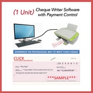 1 Unit X Cheque Writer Software with Payment Control ( Model: N-1.0 )