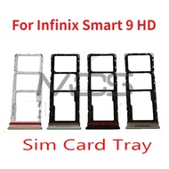 For Infinix Smart 9 HD Sim Card Tray Slot Holder Card Holder Reader SD Slot Adapter Replacement