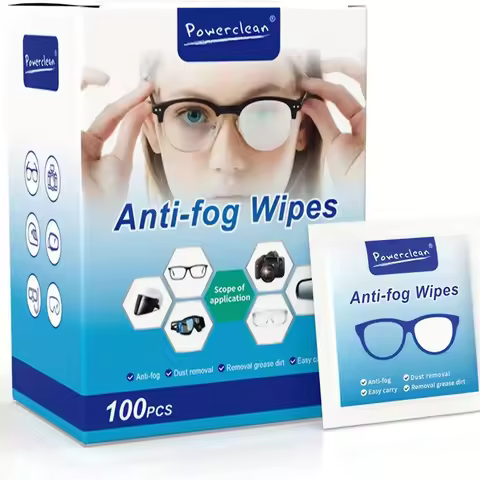 100pcs Eyeglass Cleaner Lens Wipes,Individually Wrapped Wipes,Non-Scratching,Safe For Eyeglasses, Go