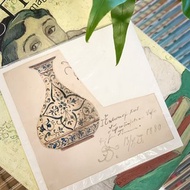 19th century德國瓷器設計手稿 - 1880 Vintage Draft - 古董