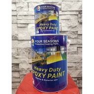 ( 5 Liter ) Four Seasons ( STANDARD COLOUR ) Epoxy Floor Paint Heavy Duty Coating new mici epoxy Finishe 5L