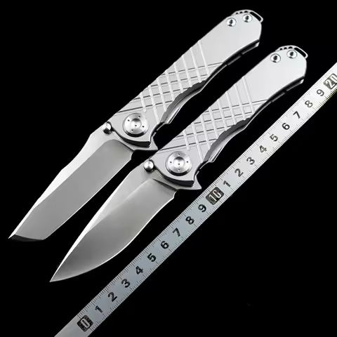 Chris Reeve Umnumzaan 100% N690 Titanium Handle Folding Knife