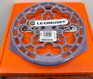 Le Creuset 紫色圓形隔熱墊 (有盒)