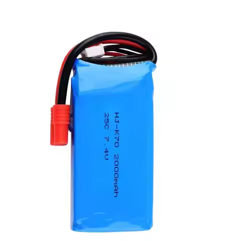 2S 7.4V 2000mAh 25C Drone Aircraft Vehicle Model Lithium Battery Pack