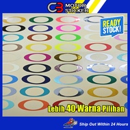Sticker OAKLEY Fluorescent Color Sticker Cutting Oakley Stiker motor sticker Helmet