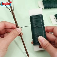 LETIGO.PH Florist Green Wire, 22 Gauge Ribbon Making Floral Paddle Wire, DIY Flexible Floral Arrange