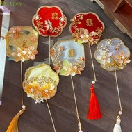 WHITNEY Mini Chinese Fan, Chinese Style Handheld Bridal Group Fan, Photo Props Tassels Vintage Ancie