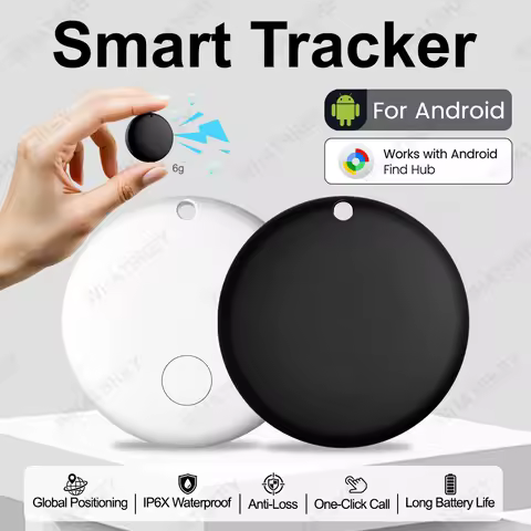 Mini Gps Tracker Google Find My Android Locator Airtag Google Tag Pet Location Anti-Theft Car Key Fi