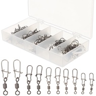 1 Set Snap Swivel Fishing Tackle Fishing Barrel Swivel Snap Swivel Connector