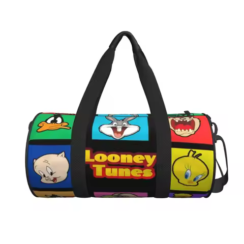 Looney Tunes Large Duffle Gym Bag Waterproof Duffle Travel Bags Handbags Fitness bag