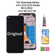 LCD with Frame For Samsung Galaxy A11 M11 M12 A12 Nacho A13 4G 5G A135 A136 LCD Display With Touch Screen Assembly