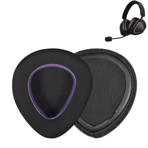 Replacement Ear Pads For Asus ROG Delta II Headset Ear Cushions Wireless Gaming Headset Headphones S