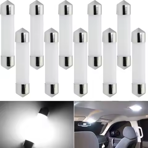 1-10x C10W C5W LED Canbus Festoon 31mm 36mm 39mm 42mm For Car Bulb Interior Reading Light License Pl