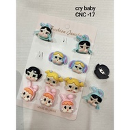 Brooch / character hijab pin / cry baby pin / Duck brooch / Dozen