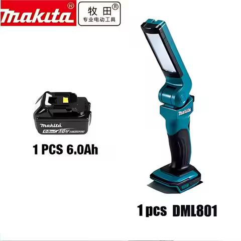 ⭐️⭐️Outdoor lighting lamp Makita 18V DML801 Outdoor Lighting DML801 Rechargeable LED Sunlight Foldab