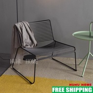 Free Shipping Nordic Ins Chair Light Luxury Iron Modern Dining Chair Simple Outdoor Chair Balcony Le