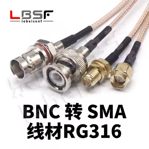 BNC to SMA coaxial RF cable RG316 RF adapter cable antenna extension cable SMA to BNC