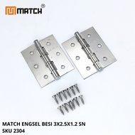 Match Iron Hinges Door Window Size 3 4 Inch Thickness 1.2mm Free Screws I 2304
